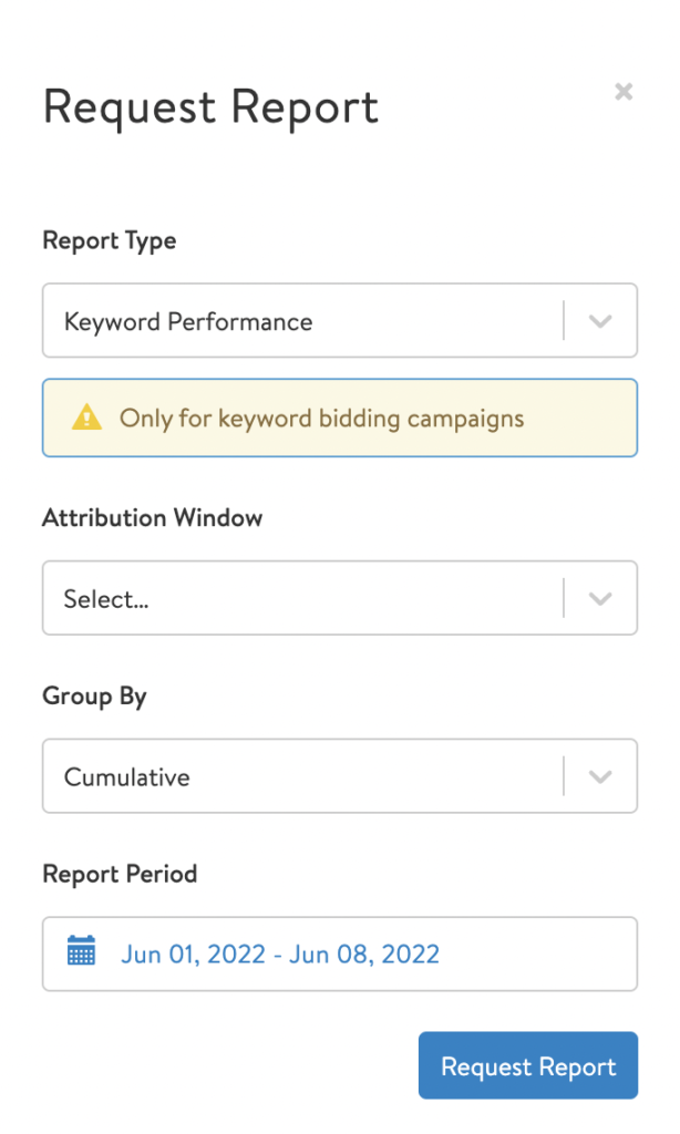 Walmart PPC ads on demand advertising reports