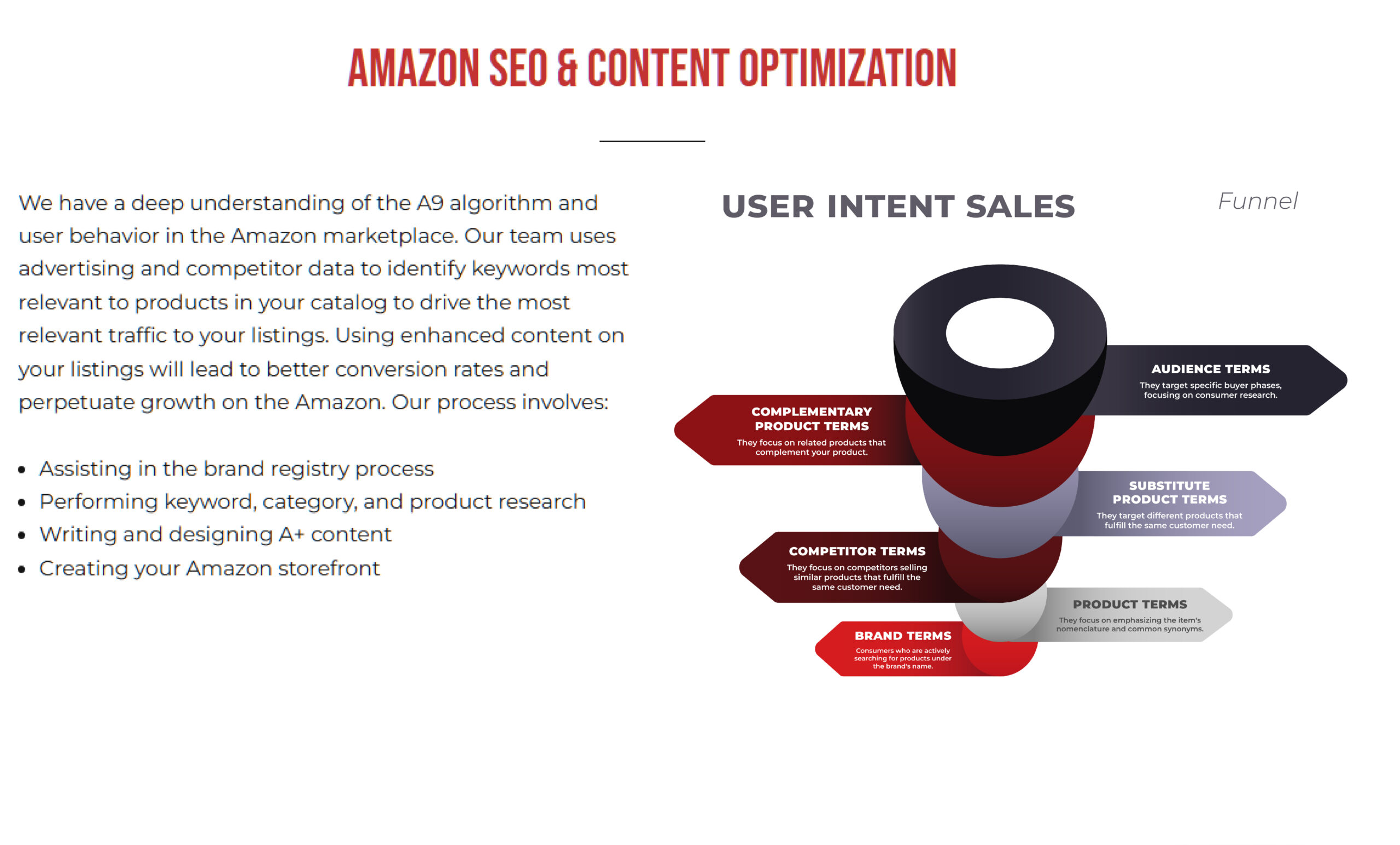 Amazon SEO and Content Optimization Funnel - BellaVix